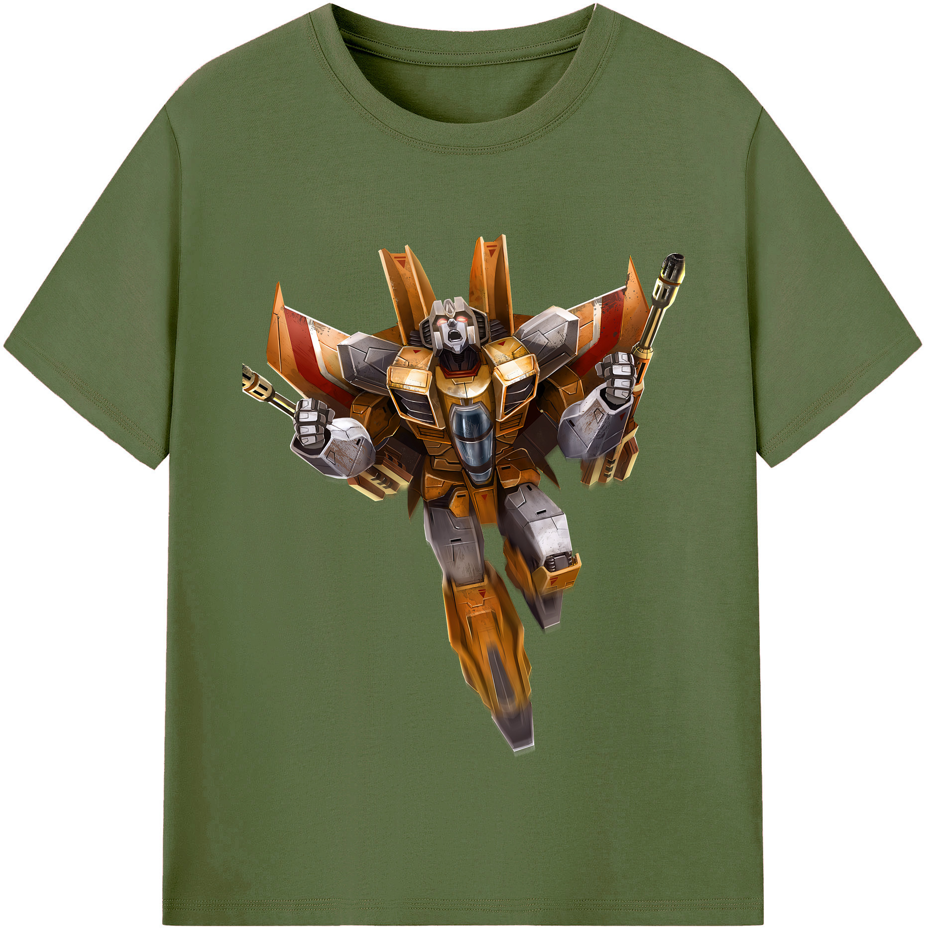 （画像用） Transformers トランスフォーマー 綿100％半袖Tシャツ（フロントプリント）
